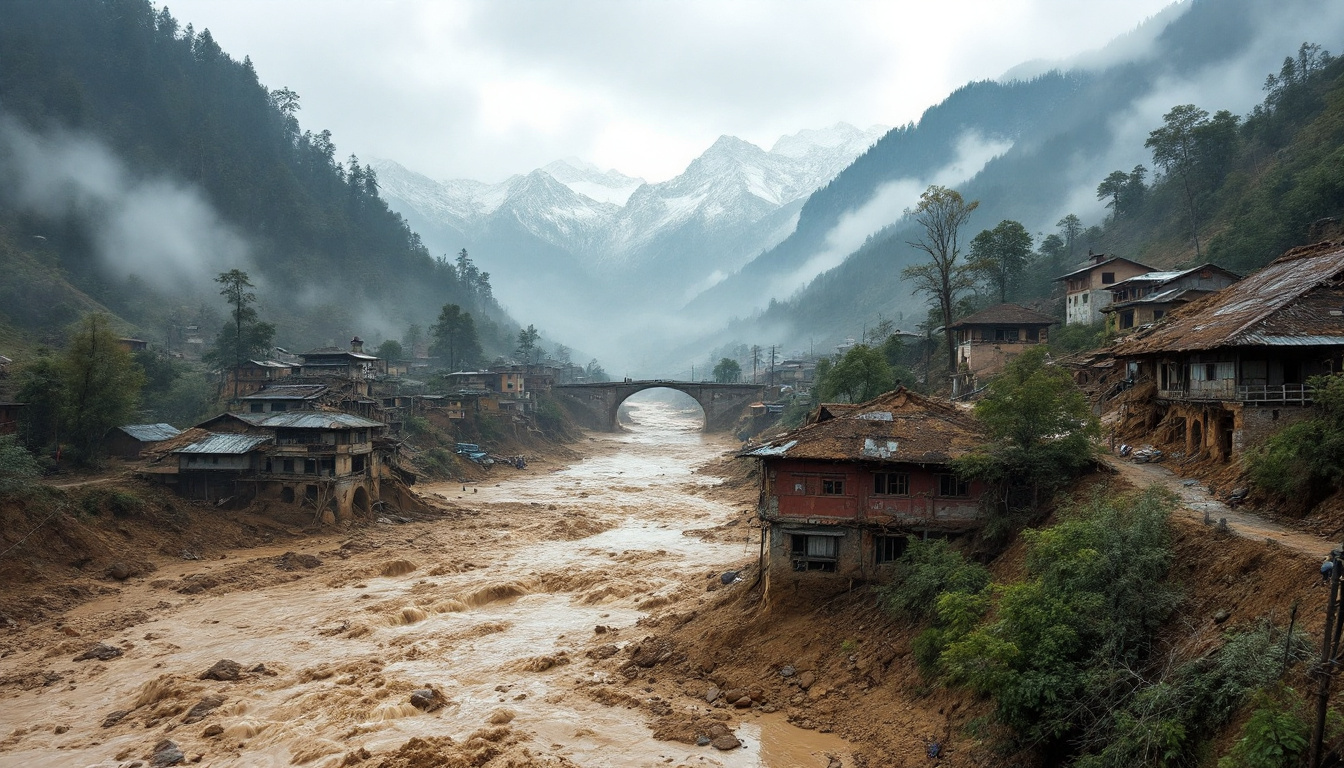 Wall of Water, Mud Buries Nepal Border Town, 95 Dead, 3 Americans Missing