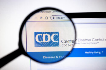 Los Angeles, California, USA - 25 January 2020: CDC website page. Cdc.gov logo on display screen, Illustrative Editorial.